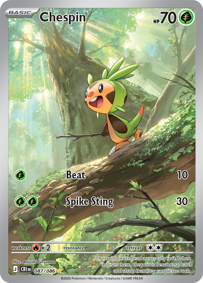 087/086 - Chespin - Chaos Rising