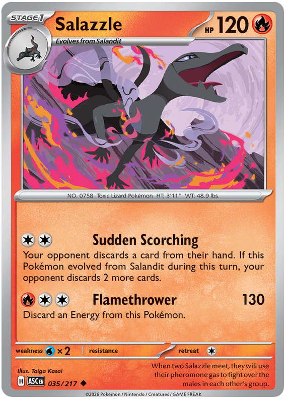 035/217 - Salazzle - Ascended Heroes