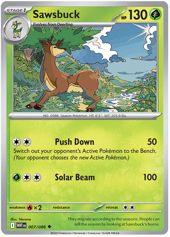 007/086 - Sawsbuck - White Flare