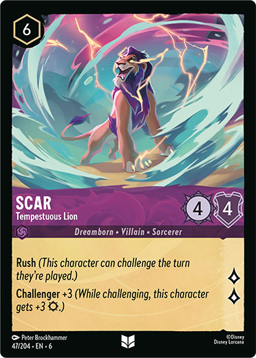 047/204 - Scar – Tempestuous Lion - Azurite Sea