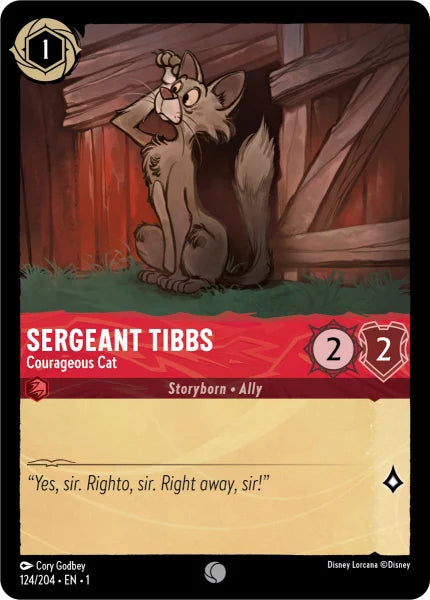 124/204 - Sergeant Tibbs - Courageous Cat - The First Chapter