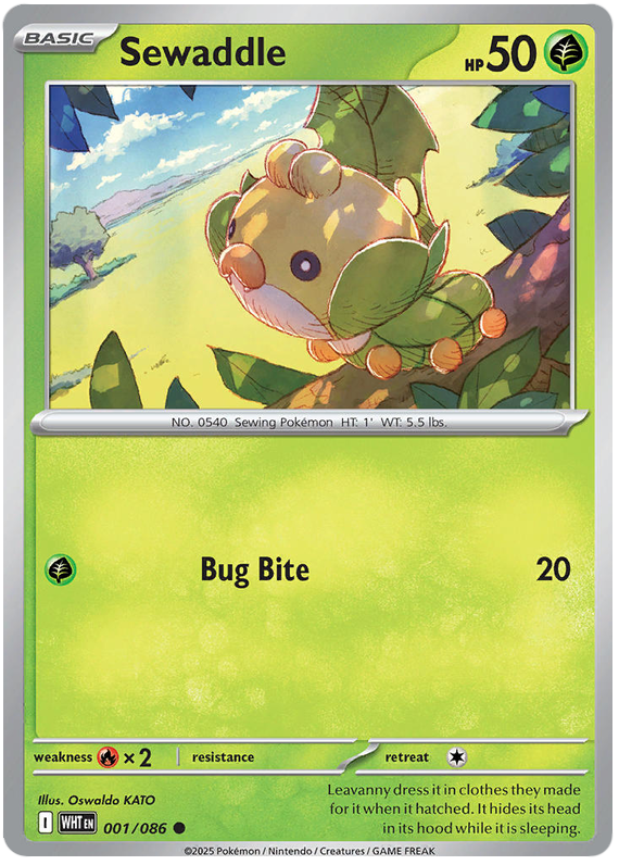 001/086 - Sewaddle - White Flare