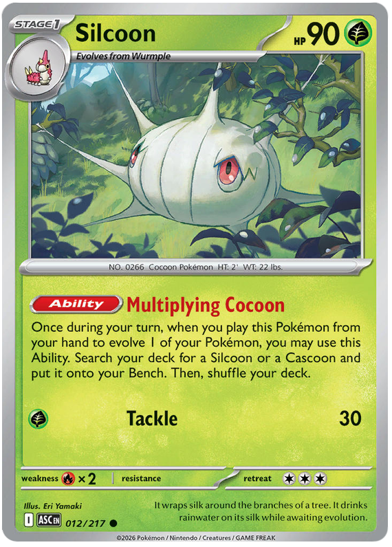 012/217 - Silcoon - Ascended Heroes