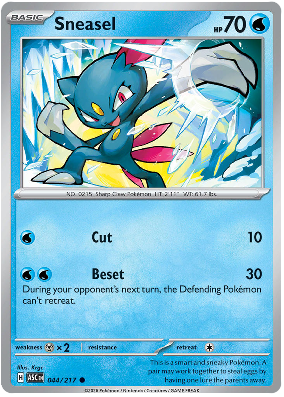 044/217 - Sneasel - Ascended Heroes