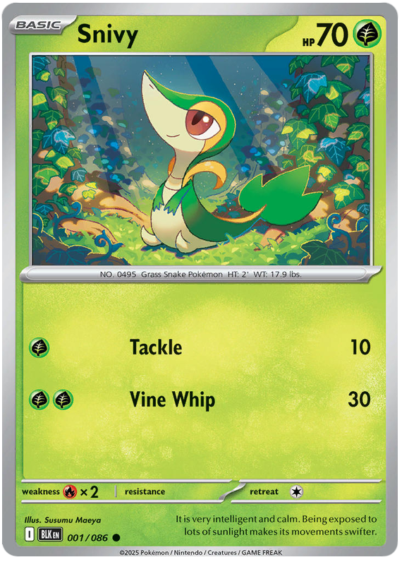 001/086 - Snivy - Black Bolt