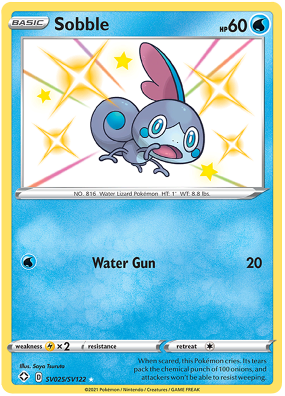 SV025/SV122 Sobble - Shining Fates