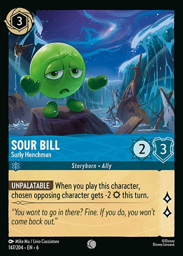 147/204 - Sour Bill - Surly Henchman - Azurite Sea