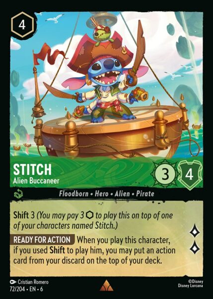 072/204 - Stitch - Alien Buccaneer - Azurite Sea