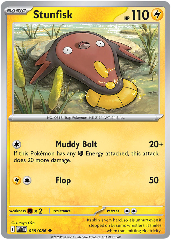 035/086 - Stunfisk - White Flare