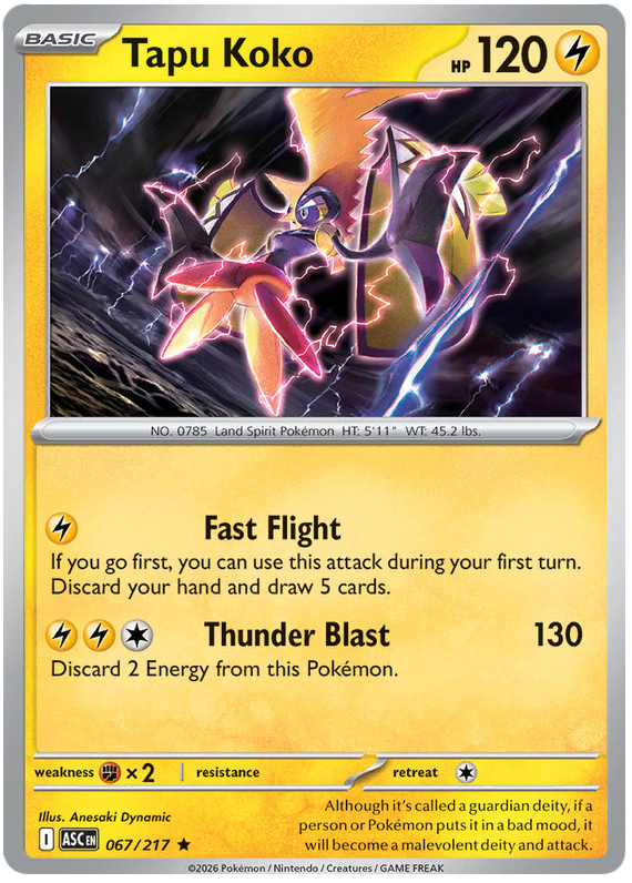 067/217 - Tapu Koko - Ascended Heroes