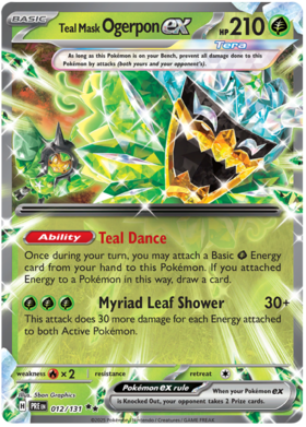 012/131 - Teal Mask Ogerpon ex - Prismatic Evolutions