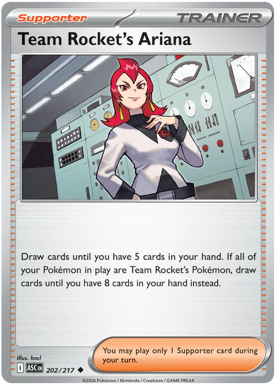 202/217 - Team Rocket’s Ariana - Ascended Heroes