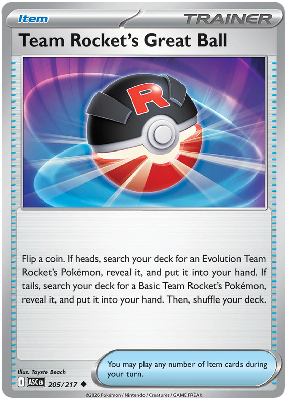 205/217 - Team Rocket’s Great Ball - Ascended Heroes