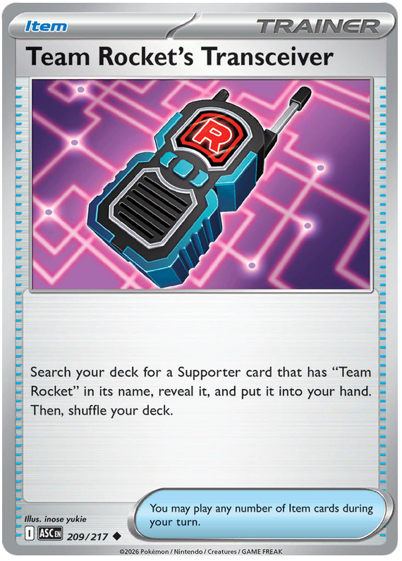 209/217 - Team Rocket’s Transceiver - Ascended Heroes