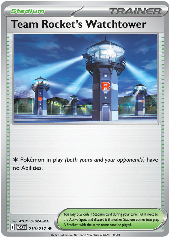 210/217 - Team Rocket’s Watchtower - Ascended Heroes