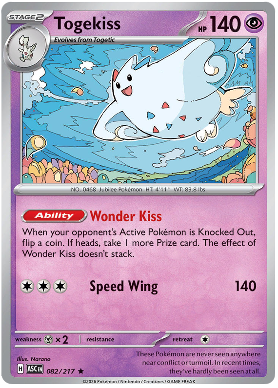 082/217 - Togekiss - Ascended Heroes