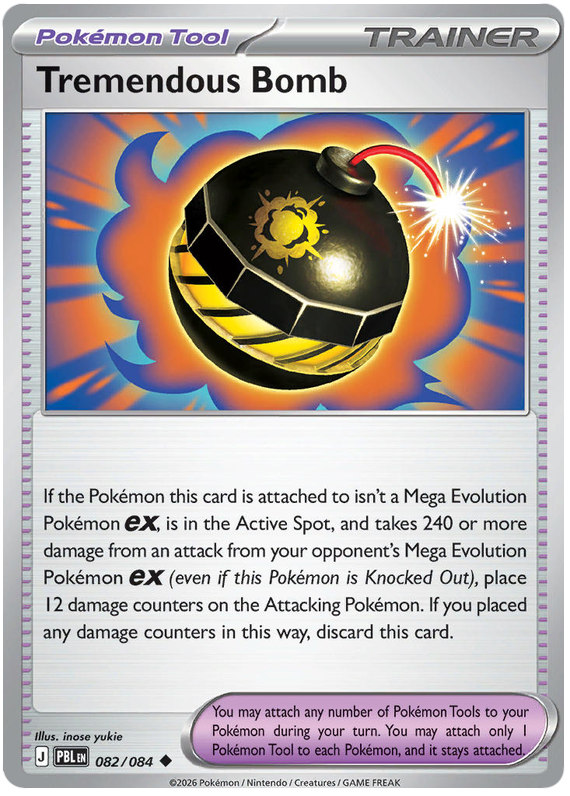 082/084 - Tremendous Bomb - Pitch Black