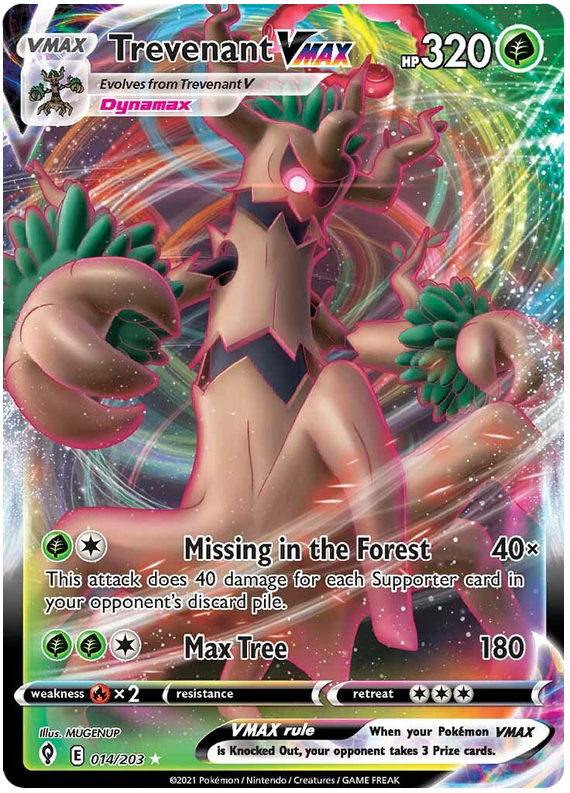 014/203 - Trevenant VMAX - Evolving Skies