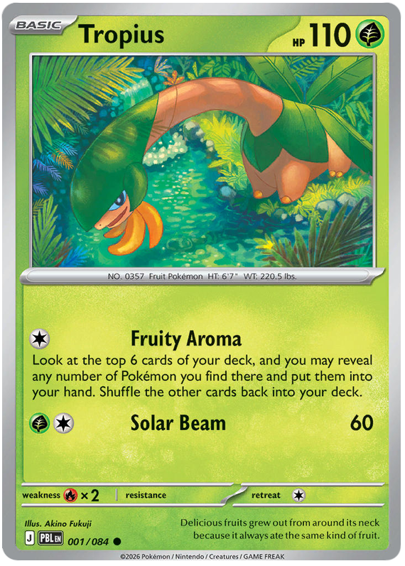 001/084 - Tropius - Pitch Black