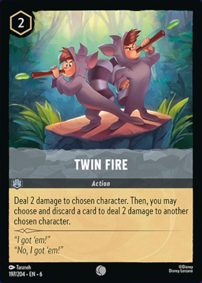 197/204 - Twin Fire - Azurite Sea
