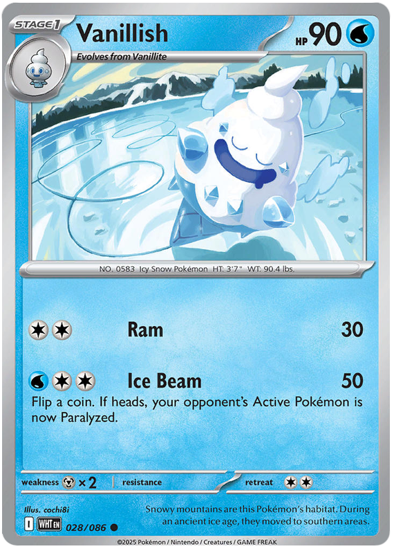 028/086 - Vanillish - White Flare
