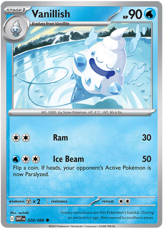 028/086 - Vanillish - White Flare