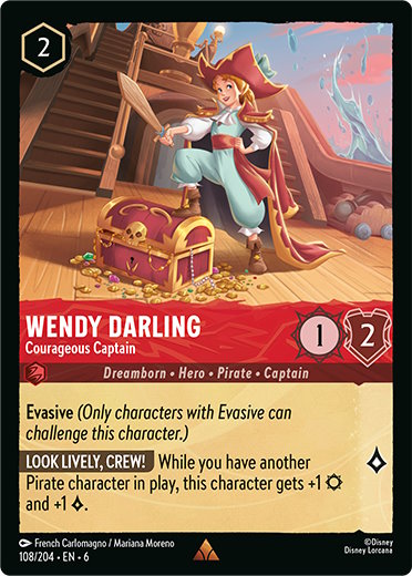 108/204 - Wendy Darling Courageous Captain - Azurite Sea