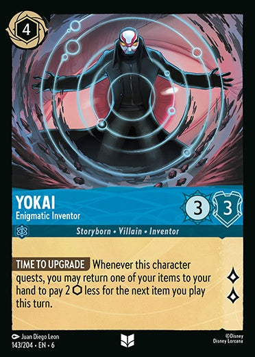 143/204 - Yokai - Enigmatic Inventor - Azurite Sea