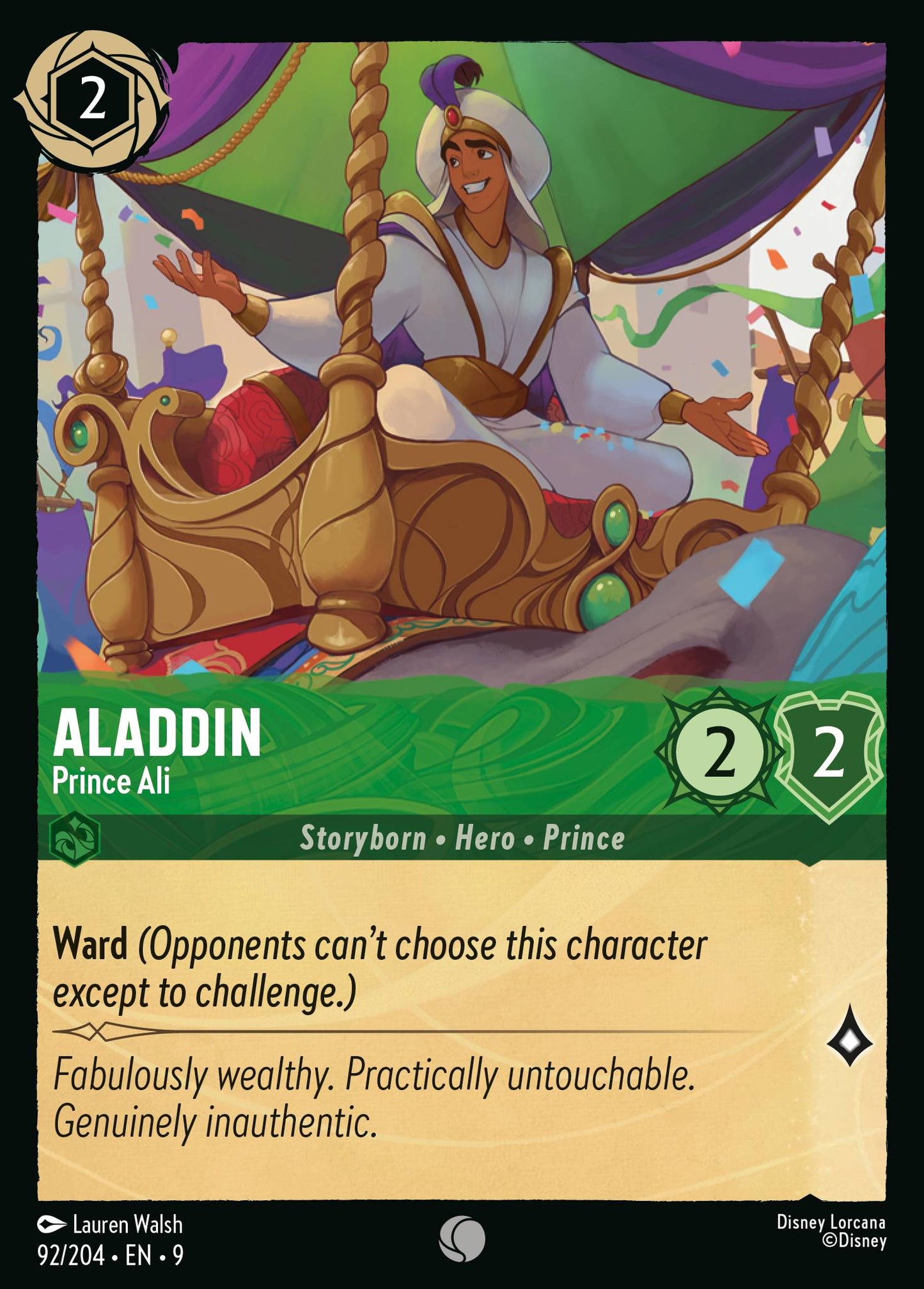 092/204 - Aladdin - Prince Ali - Fabled