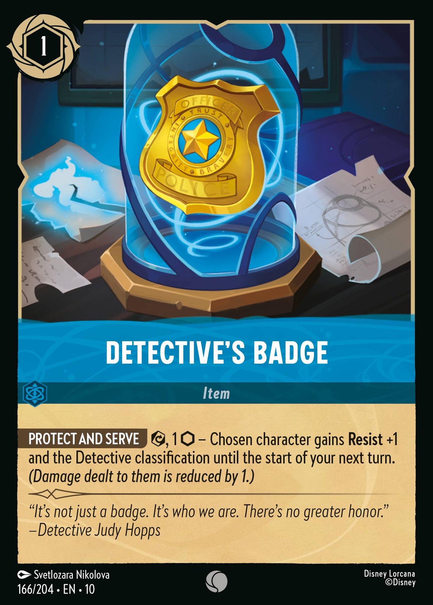 166/204 - Detective’s Badge - Whisper in the Wind
