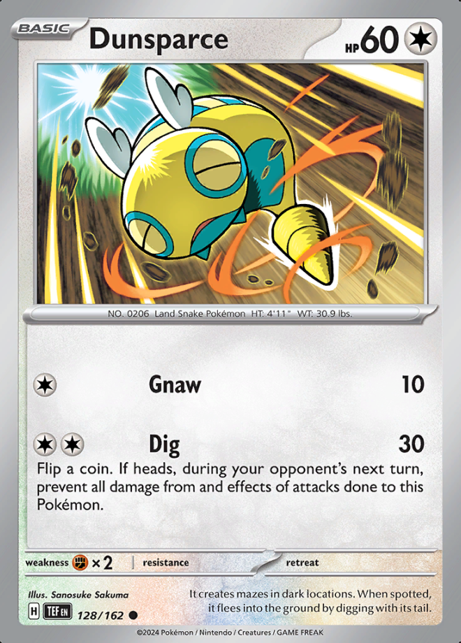128/162 - Dunsparce - Temporal Forces