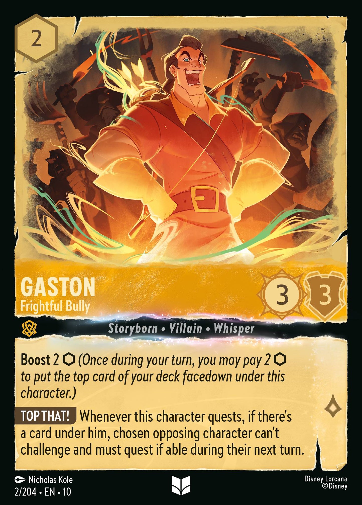 002/204 - Gaston - Frightful Bully - Whisper in the Wind