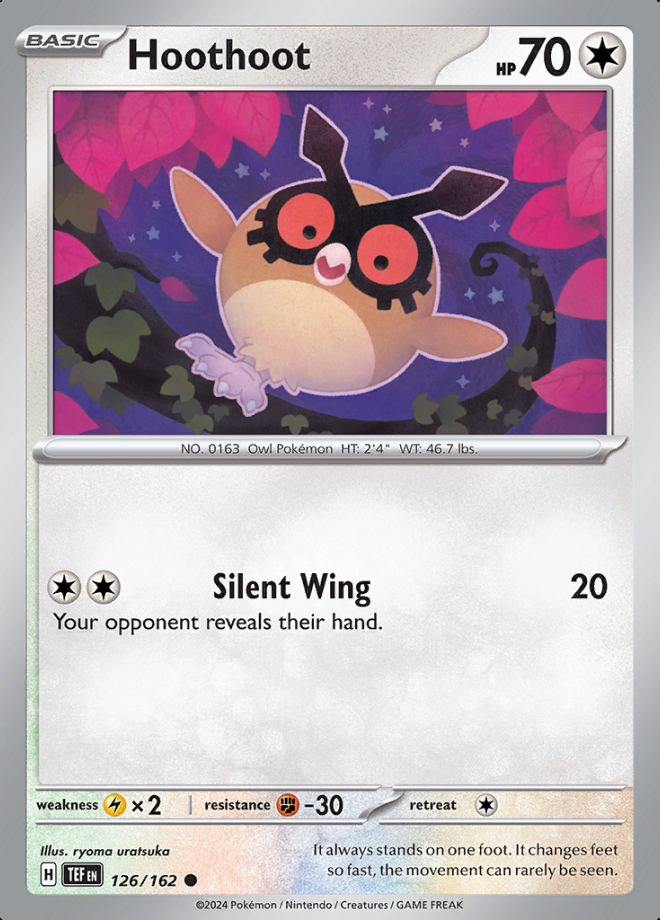 126/162 - Hoothoot - Temporal Forces