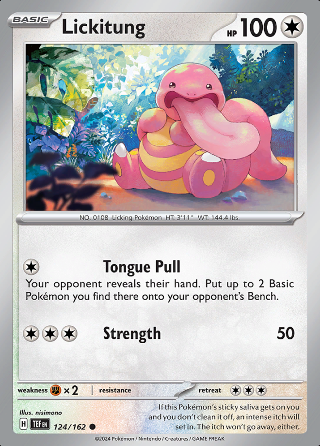 124/162 - Lickitung - Temporal Forces