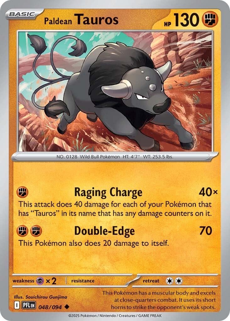 048/094 - Paldean Tauros - Phantasmal Flames