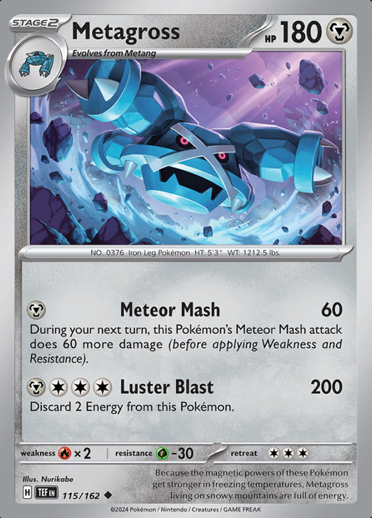 115/162 - Metagross - Temporal Forces