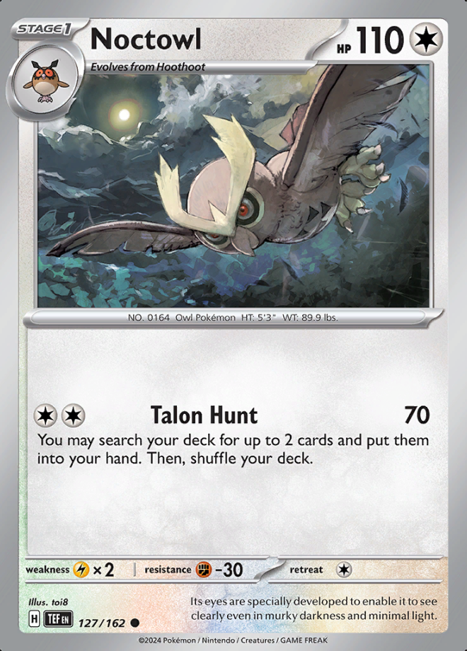 127/162 - Noctowl - Temporal Forces