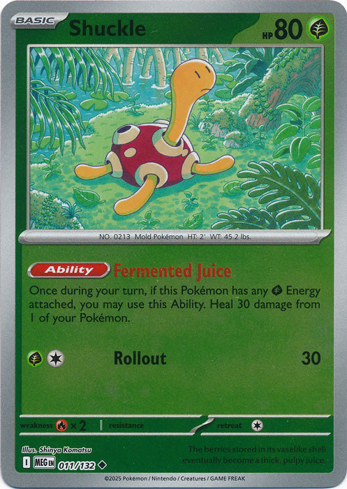 011/132 - Shuckle RH - Mega Evolution