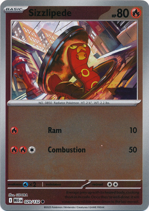 029/132 - Sizzlipede RH - Mega Evolution