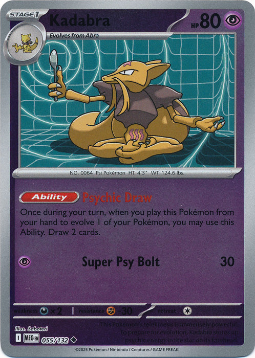 055/132 - Kadabra RH - Mega Evolution