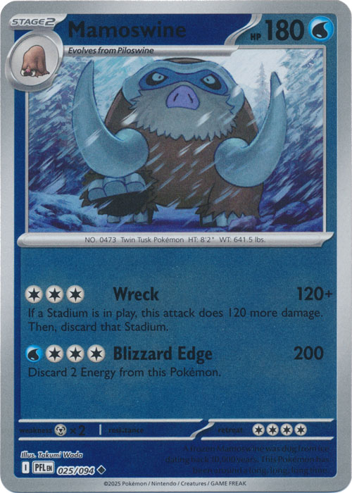 025/094 - Mamoswine RH - Phantasmal Flames