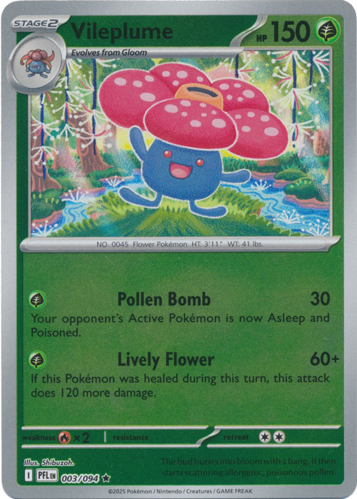 003/094 - Vileplume RH - Phantasmal Flames