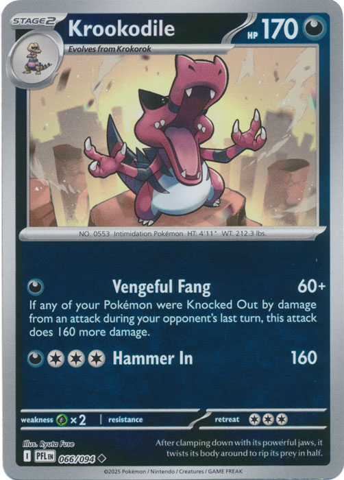 066/094 - Krookodile RH - Phantasmal Flames