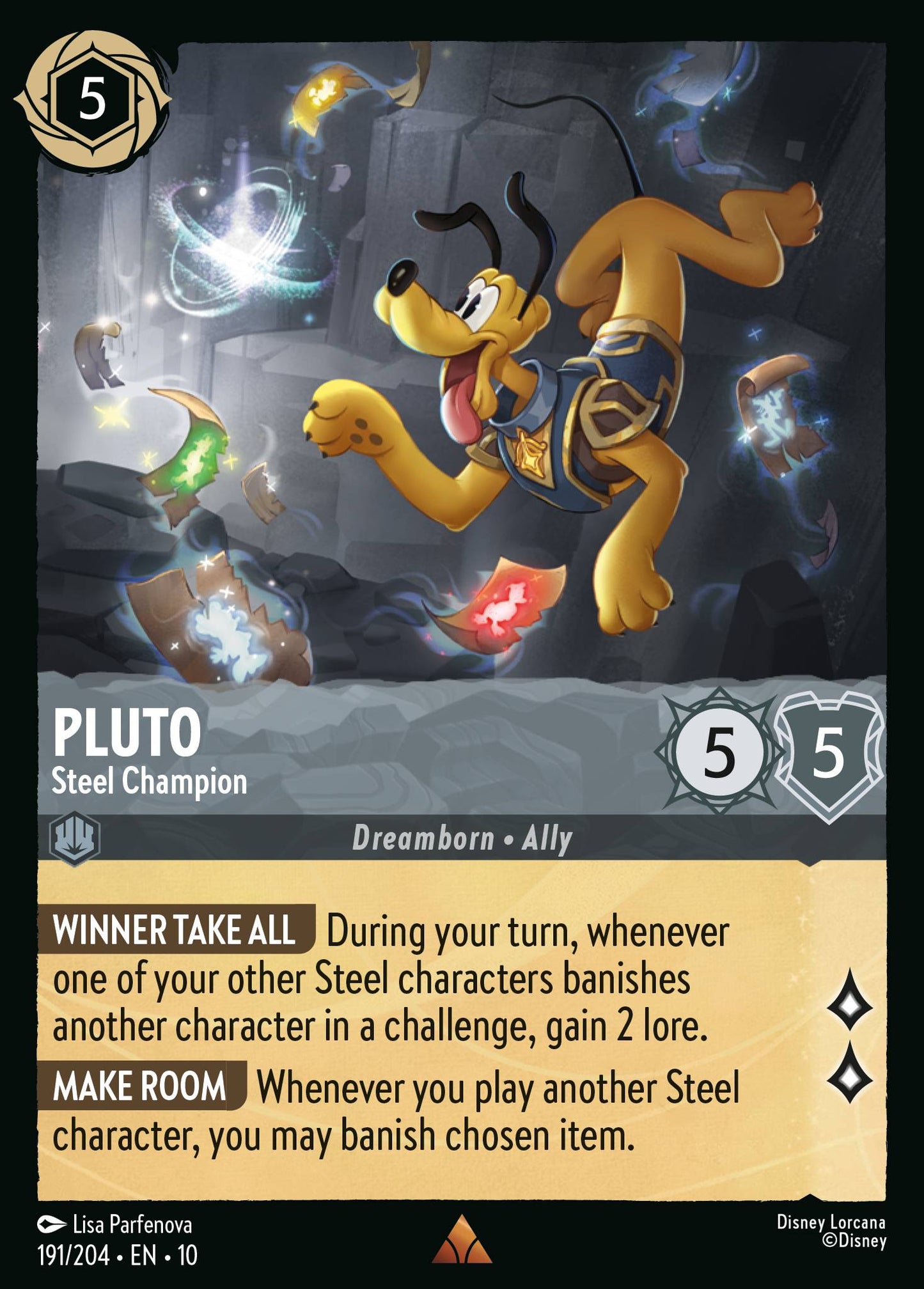 191/204 - Pluto - Steel Champion - Whisper in the Wind