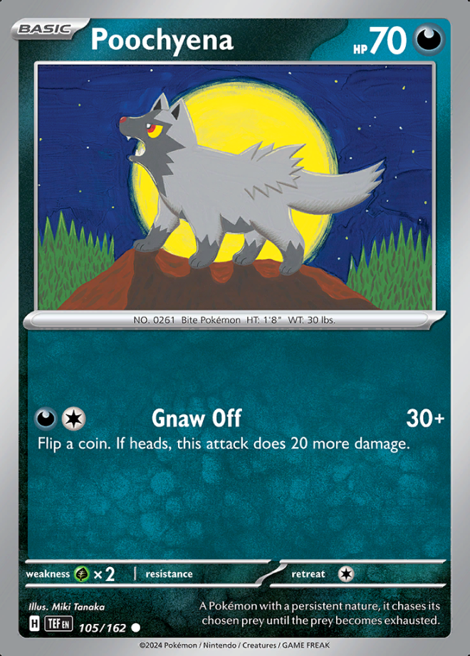 105/162 - Poochyena - Temporal Forces