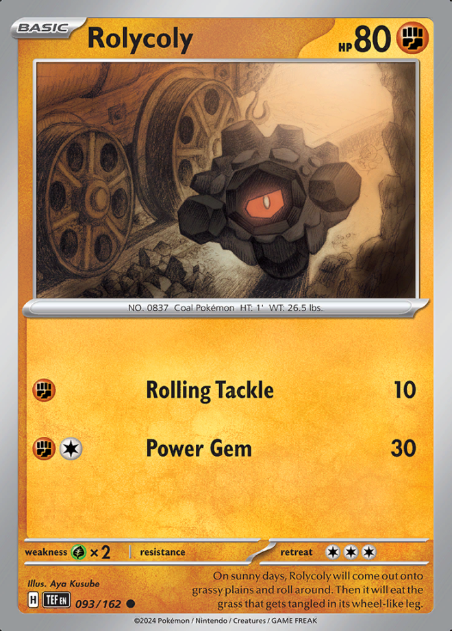 093/162 - Rolycoly - Temporal Forces