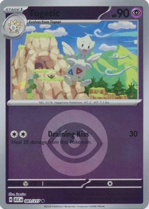 081/217 - Togetic - Energy Holo - Ascended Heroes