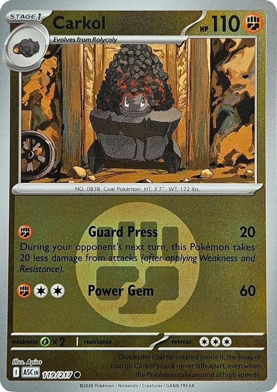 119/217 - Carkol - Energy Holo - Ascended Heroes