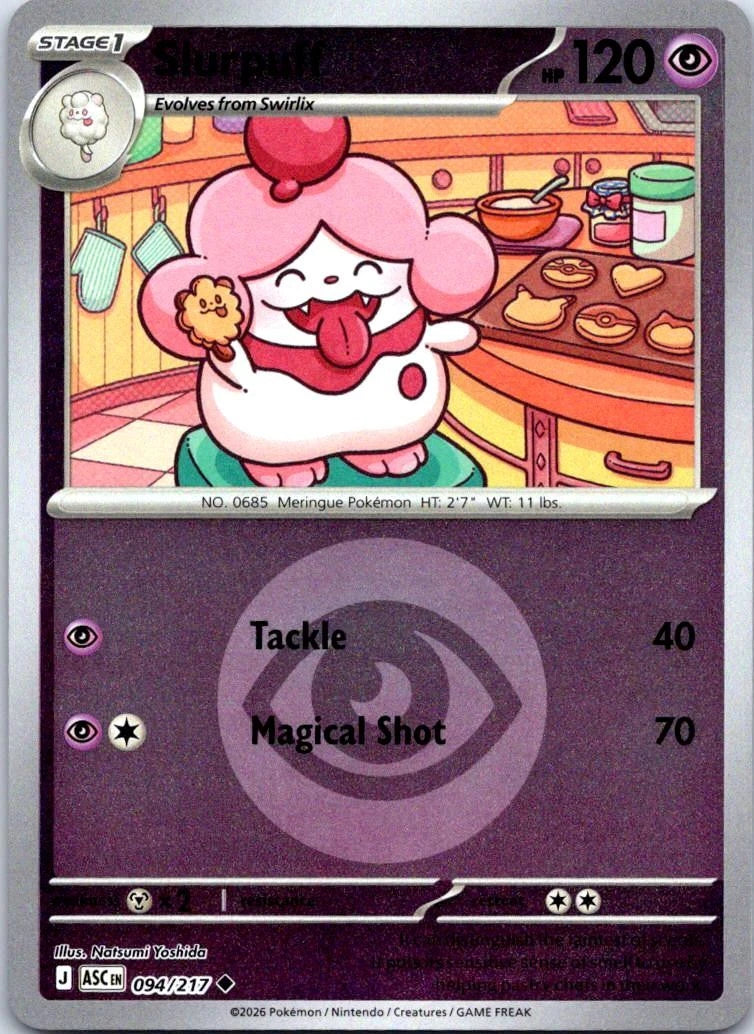 094/217 - Slurpuff - Energy Holo - Ascended Heroes
