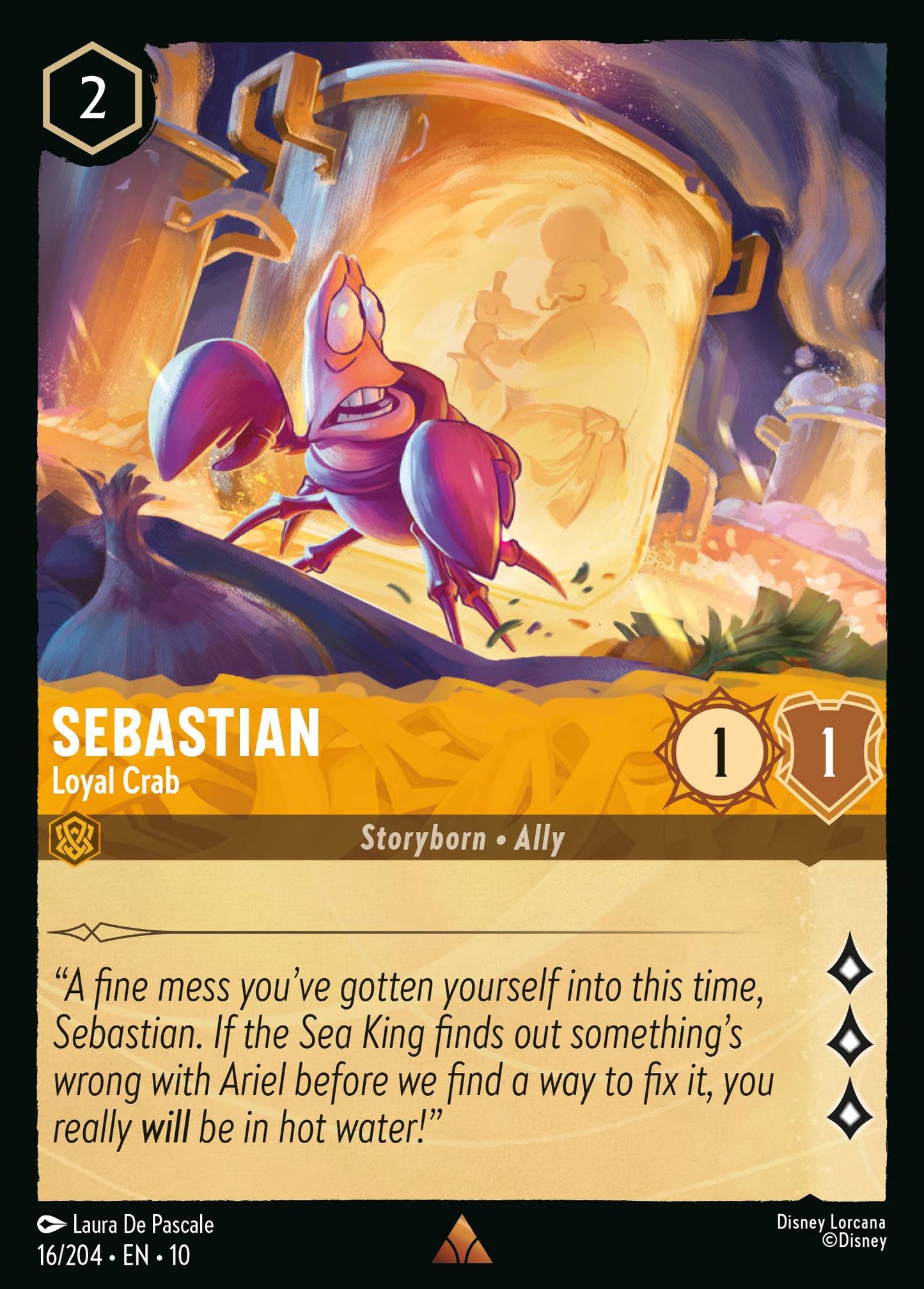 016/204 - Sebastian - Loyal Crab - Whisper in the Wind